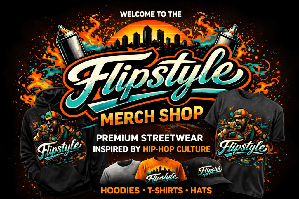 Flipstyle Merch - Welcome to the Flipstyle Merch Shop - Shop Hoodies T-Shirts for Sale - Flipstyle Music - Street Music Records
