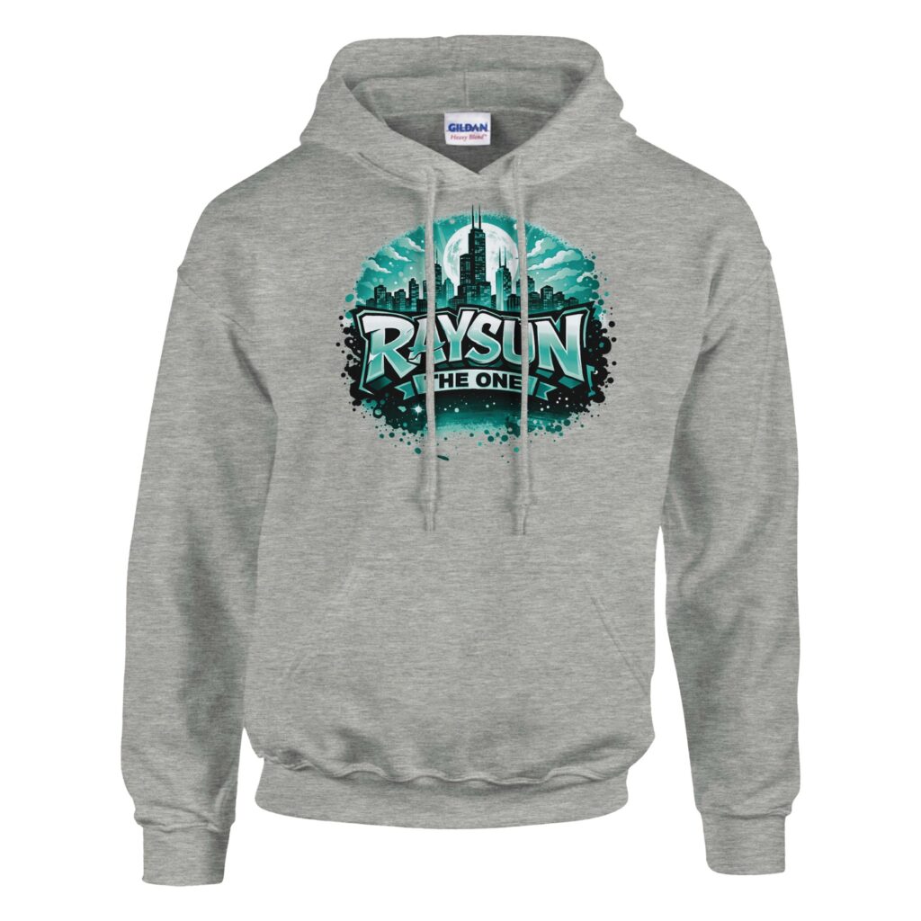 Flipstyle Merch - Raysun The One Pullover Hoodie - Gray